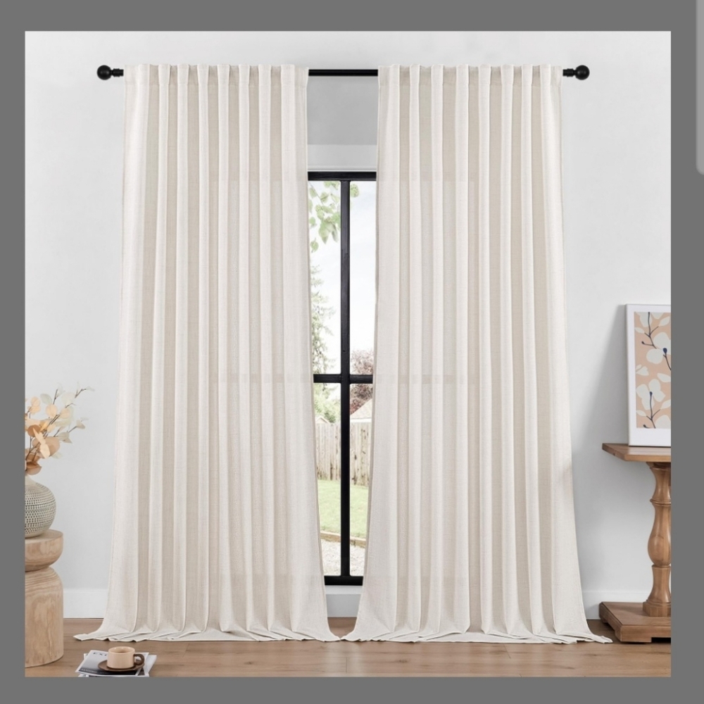 Light and Airy White Curtains